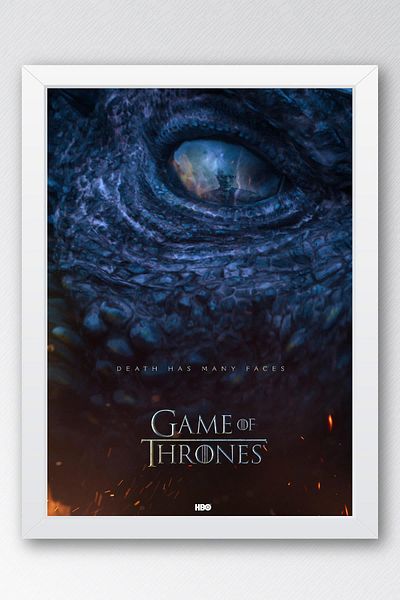 Saturn Pictură înrămată Game of Thrones - Poster de televiziune Game of Thrones