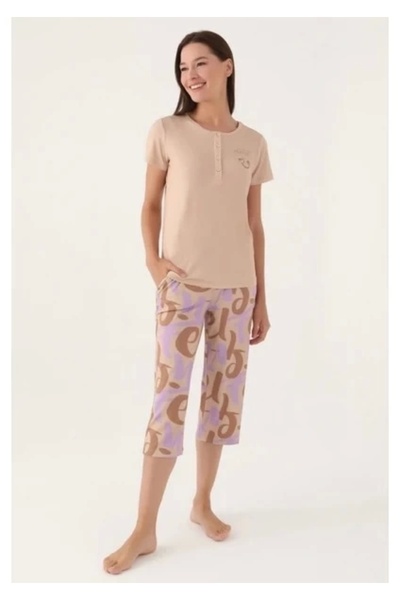 AngelKiss Arnetta 2912-S ženski kapri kostim sa kratkim rukavima