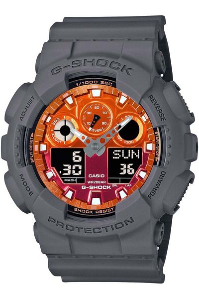 Casio G-Shock Ga-100Fl-8Adr Men's Watch