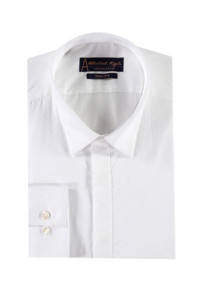 Abdullah Kiğılı Ata Collar Classic Cotton Shirt