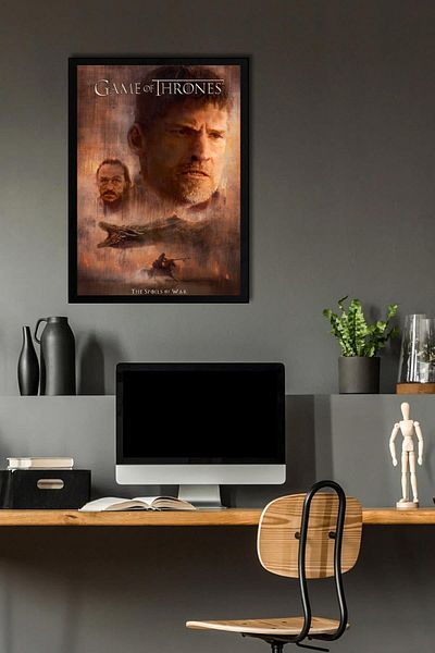 Saturn Game of Thrones Jaime Lannister Pictură înrămată - Poster din seria Game of Thrones