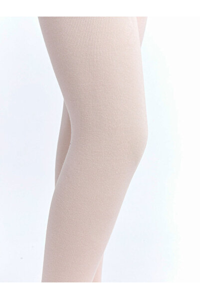 LC Waikiki Pink Basic Girl's Pantyhose 3-Piece