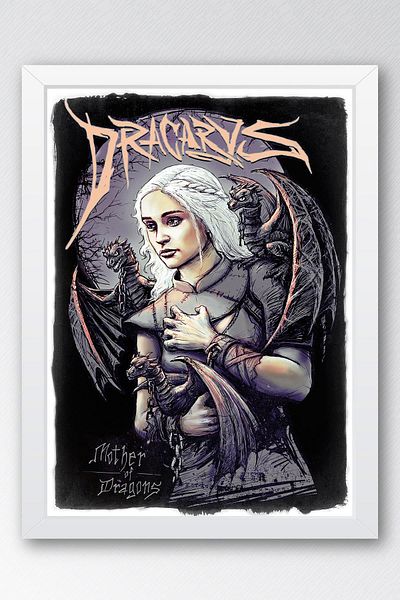 Saturn Pictură înrămată Game of Thrones - Poster de televiziune Game of Thrones