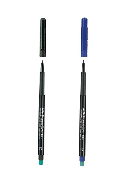 Faber Castell Multimark Permanent Asetat Kalemi M 2li Set