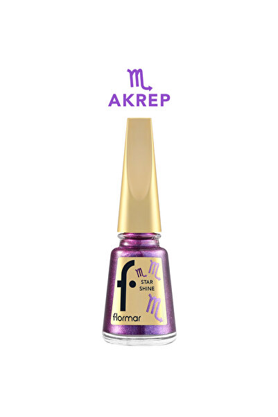 Flormar Akrep Burcu - Star Shine Yüksek Pigmentli & Parlak Bitişli Metalik Oje