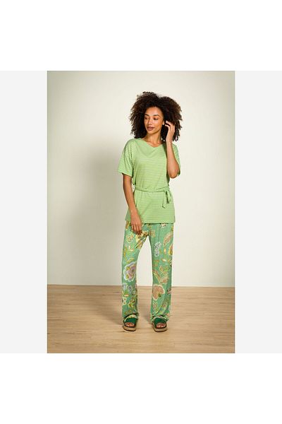 Pip Studio Παντελόνι Belin Green Viscose