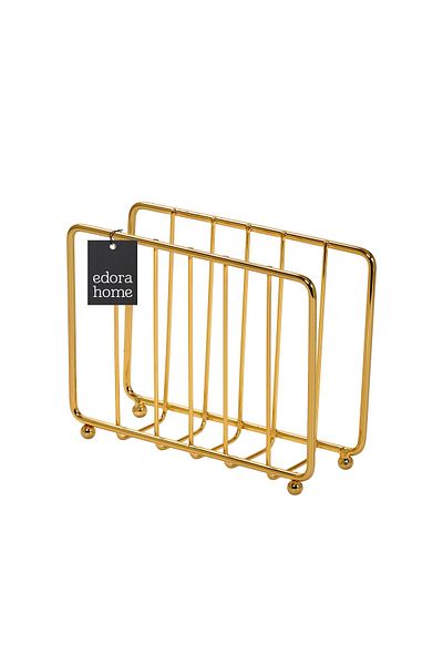 Edora Home Ανοξείδωτη μεταλλική χρυσή θήκη για χαρτοπετσέτα - Cafe Cafe Restaurant Hotel Διακοσμητικό δώρο