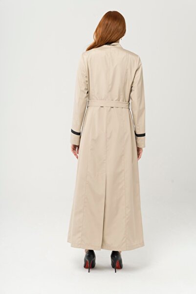 Olcay Dlouhý trenčkot Garni s detailním zapínáním na zip 4291