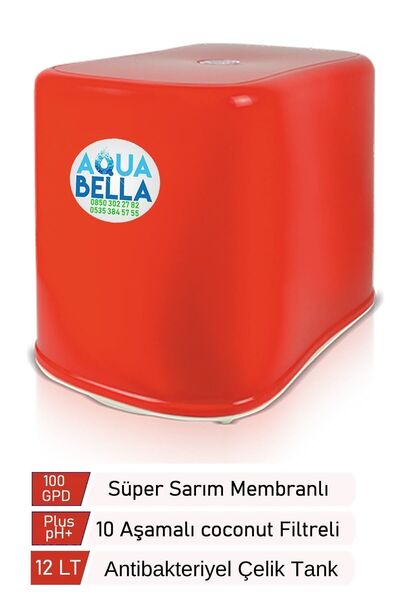 AQUA BELLA Stylus Su Arıtma Cihazı Red