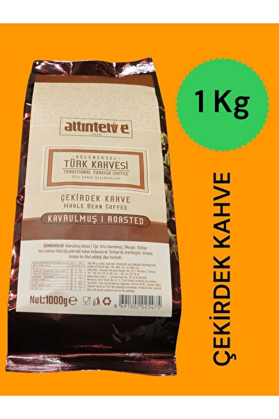 Altıntelve TÜRK KAHVESİ ÇEKİRDEK ORTA KAVRULMUŞ 1000 Gr