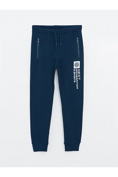 LC Waikiki Pantaloni de sport Jogger pentru băieți cu talie elastică