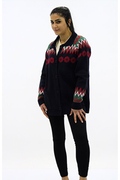 Sementa Cardigan din tricot cu model cu nasturi