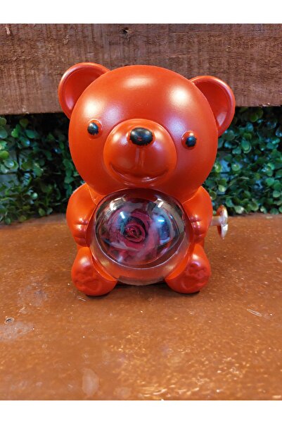 Ömv züccaciye Meşhur Ayıcık Mekanizmalı Yüzük ve Kolye Kutusu