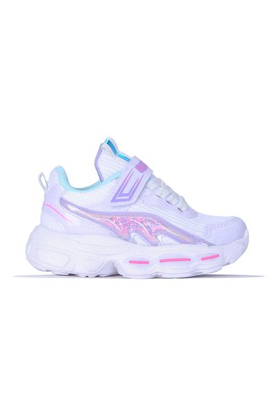 M.P. Mp 251-3450 White Lighted Girls' Sports Shoes