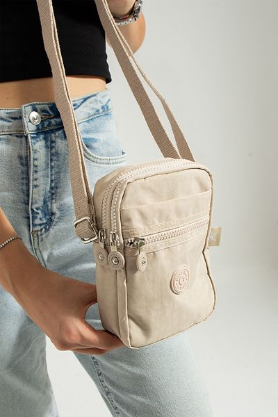 KIRASE Geantă Mega Bag cu 6 compartimente din material textil rezistent la apă, model poștaș, cu compartiment pentru telefon