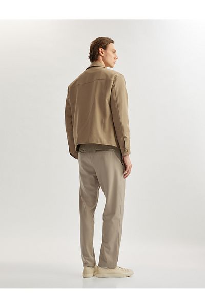 Koton Viscose Blended Pocket Detailed Lace up Waist Trousers