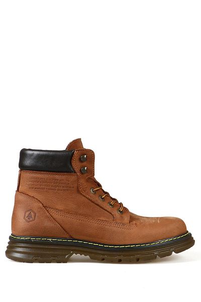 Hammer Jack Ανδρικές μπότες Ans Γνήσιο Δερμάτινο Tan Washed Nubuck