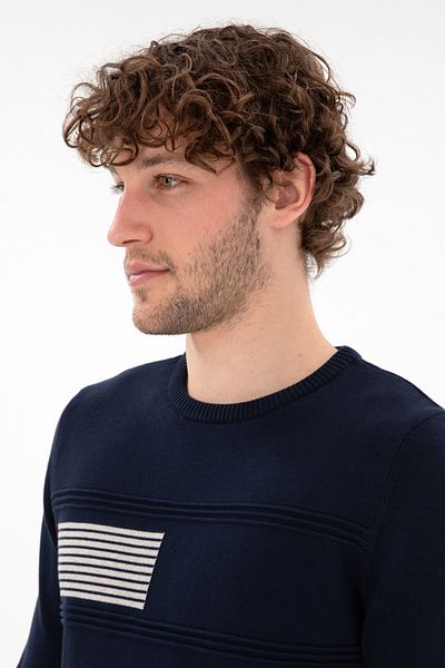 U.S. Polo Assn. Men's Navy Blue Sweater 50297073 -Vr033