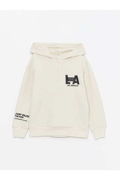 LC Waikiki Lcw Kids Hooded Boy's Thick Sweatshirt