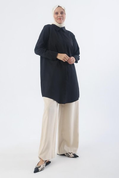 ALLDAY Bdxb51007 Large Size Shirt Women's Tunic
