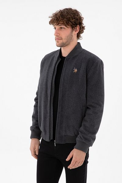 U.S. Polo Assn. معطف كاجو أنثراسايت للرجال 50290768 -VR006