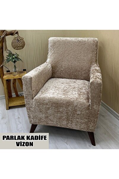 KILIFSAN PARLAK KADİFE KUMAŞ TEKLİ KOLTUK & BERJER KOLTUK KILIFI