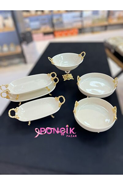 PONCİKPAZAR 6 PARÇA SERVİS TAKIMI
