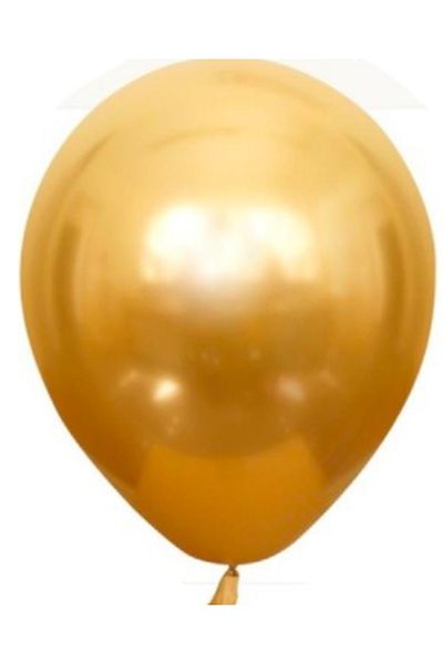 Çemrek Süs Parti 12 Inch Kalisan Chrome Balloon - 10 Pieces