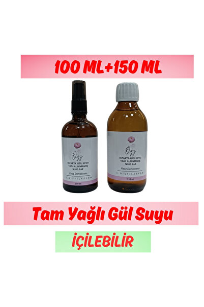 özz doğal Gül Suyu Yağlı Gül Suyu Canlandırıcı Arındırıcı Içilebilir Gül Suyu...