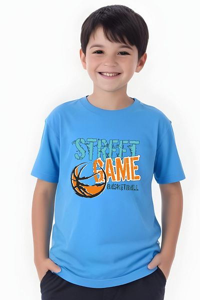 panios kids Pachet de 3 tricou cu mânecă scurtă cu imprimeu Take it-Street-Riders pentru băieți