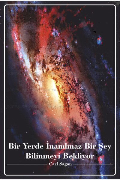 Hayat Poster galaksija svemirska nauka citati Karla Sagana dekoracija doma sl...