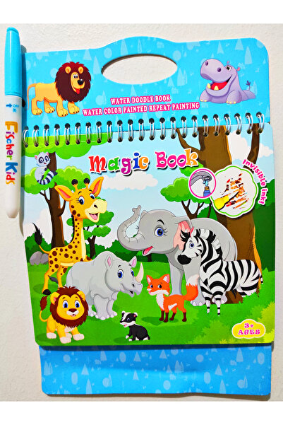 a v d a Hayvanlar Vadisi Su Ile Sihirli Boyama Kitabı Su Kalemi Water Painting