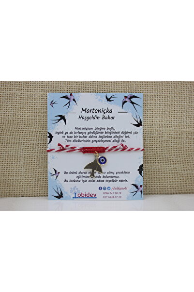 OBİDEV Kırlangıç Charm Marteniçka Bileklik