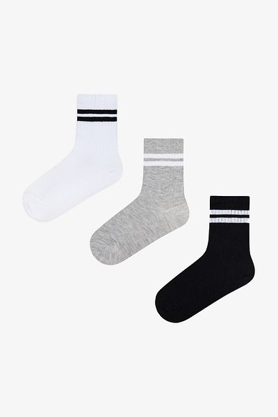 Penti 3-teilige mehrfarbige Tennis-Socken für Jungen