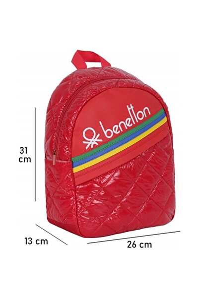 United Colors of Benetton Benetton Чемоданчик з ручками для дитячого садка червоний