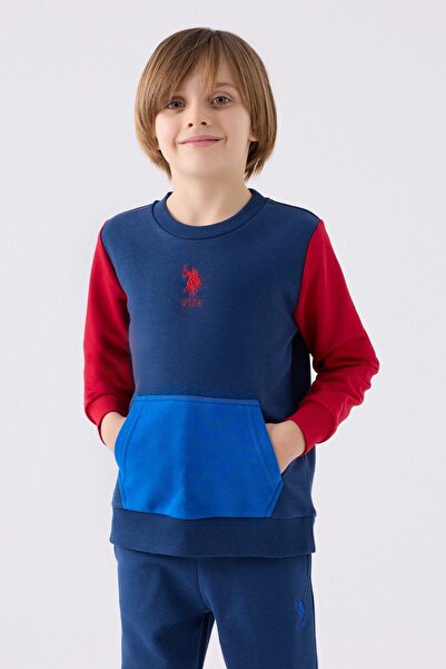 U.S. Polo Assn. 4-15 Yaş Lisanslı Us Polo ASSN Erkek Çocuk Takım -İndigo