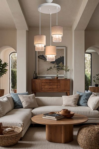 AG LightDesign White Pendant Lamp Chandelier Living Room Bedroom Kitchen Modern Stylish Lamp