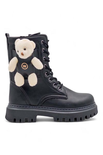 Shoes Wanetti Μαύρες Κοριτσίστικες Μπότες - Ayıkli Design