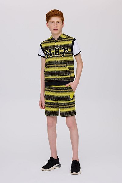 Nebbati Boy's Patterned Vest