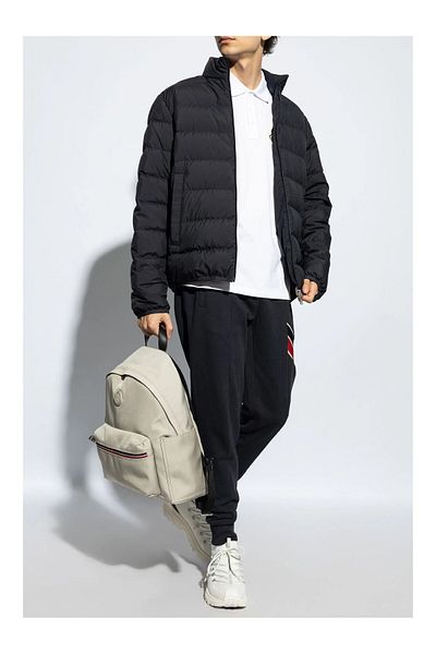 Moncler Logo-Patch Cotton Polo Shirt