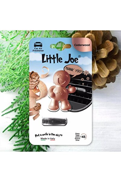 Little Joe Sedir Ağacı Araç Kokusu (Cedarwood) -45 Gün -Oto Kokusu Kalıcı Klima Parfüm