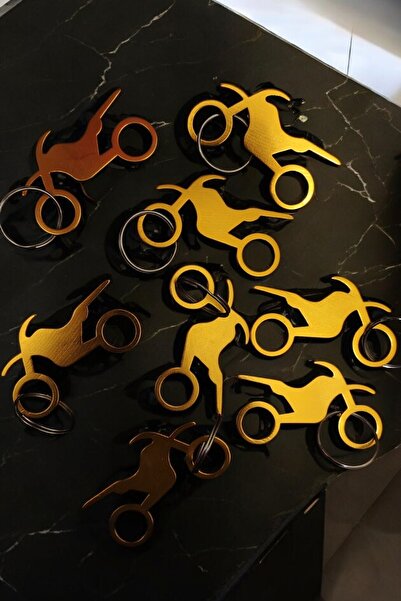 Lynare نموذج دراجة نارية من الألومنيوم الصلب لسائقي الدراجات النارية قطعة واحدة (أصفر)