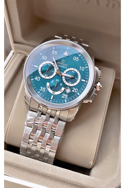 Reward Brand Silver Color Inner Functions Active Men's Wrist Watch - Bracelet Gift
