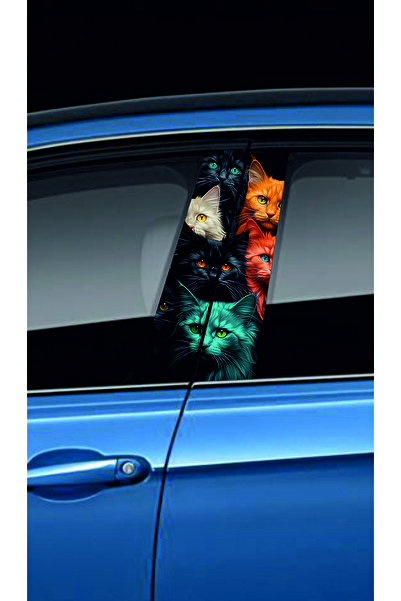 NEON Dijital Baskı Merkezi Araç Kapı Direk Kaplama Folyosu (Sağ Sol Takım) (2...