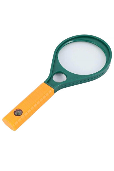 Belle Fusion Optik Cam El Büyüteç 65mm 6x 4x Pusulalı Çocuklar Ve Yetişkinler Mg89075