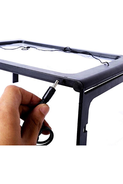 Belle Fusion Yaşlılar İçin A4 Boyutu Masa Tipi Işıklı Okuma Büyüteç Th275205b