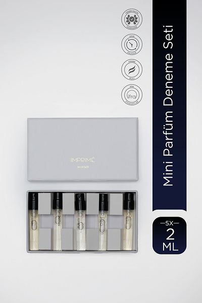 Imprime مجموعة عطور ميني تريال 5 × 2 مل للنساء (موز، شيري، بريير، إنترن وفلانير)