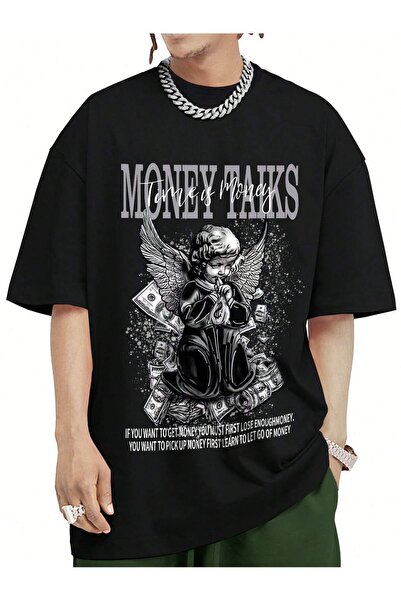 donamod Στυλ Harajuku με σλόγκαν και γραφικά με φιγούρες της Street Life Guys