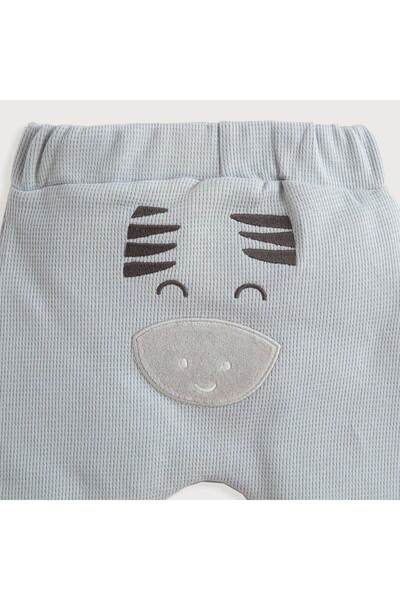 Chakra Grey Zebra Eşofman Altı Gri