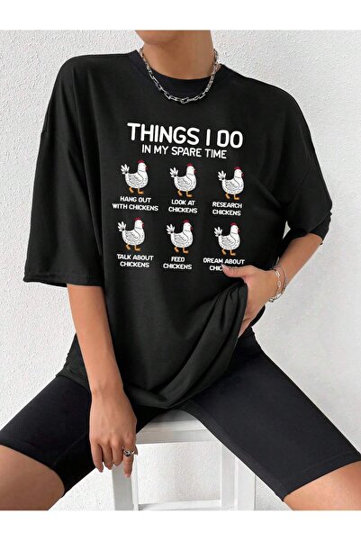 donamod Σχεδιασμός κινουμένων σχεδίων και γραφικών οπτικών ειδών Oversize T-s...